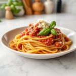 Savoureuse spaghetti Bolognaise au Cookeo, riche en saveurs