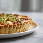 Tarte aux poireaux au Cookeo, savoureuse et parfaite pour un repas léger