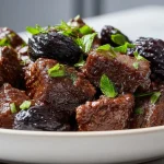Boeuf aux pruneaux et à la bière au Cookeo, tendre et savoureux