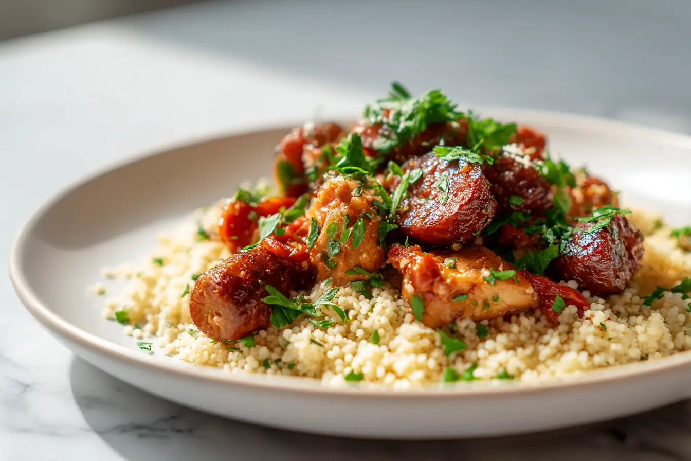 Couscous merguez poulet au Cookeo - liste des ingrédients