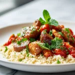 Couscous merguez poulet au Cookeo, savoureux et parfumé