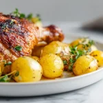 Cuisse de dinde pommes de terre au Cookeo, tendre et savoureuse.
