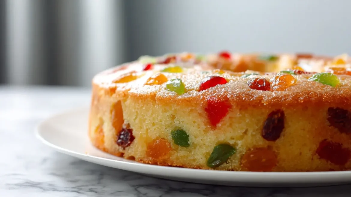 Gâteau à la semoule et fruits confits au Cookeo, un dessert moelleux et savoureux