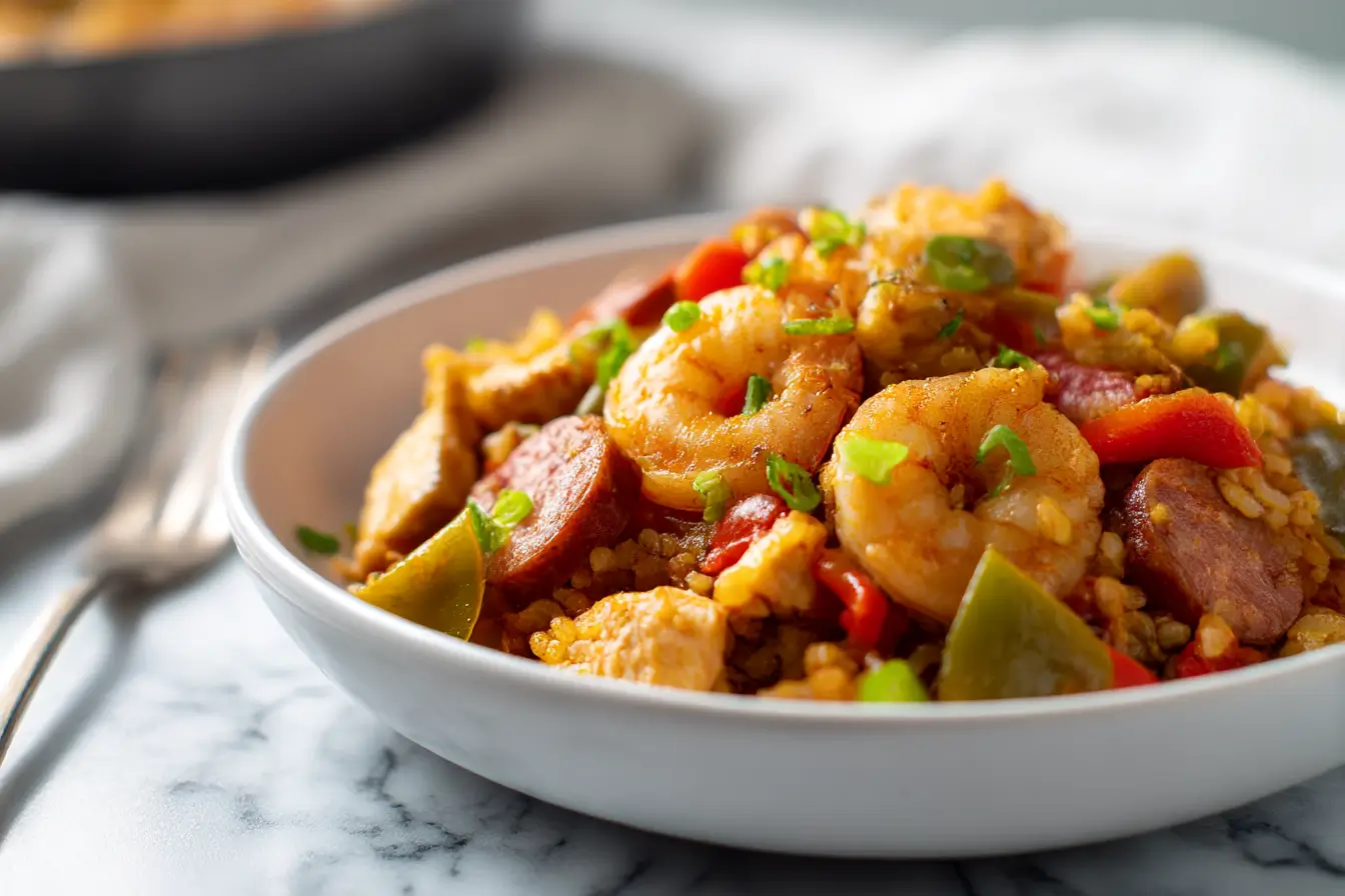 Jambalaya au Cookeo - liste des ingrédients