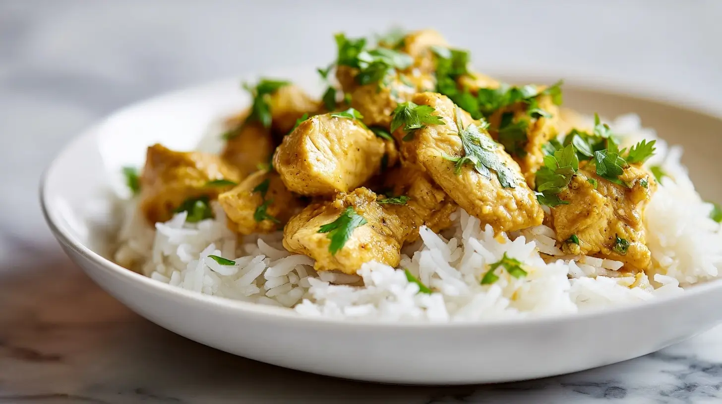 Poulet au riz au Cookeo - liste des ingrédients