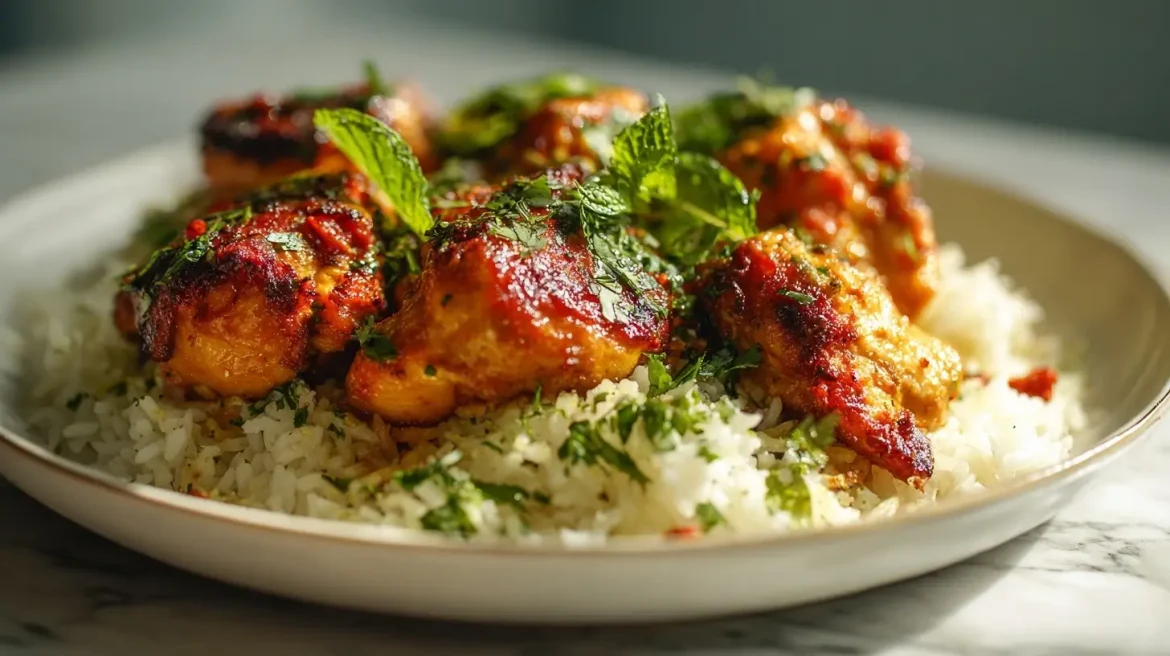 Savoureux poulet au riz au Cookeo, mouillé et plein de saveurs