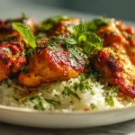 Savoureux poulet au riz au Cookeo, mouillé et plein de saveurs