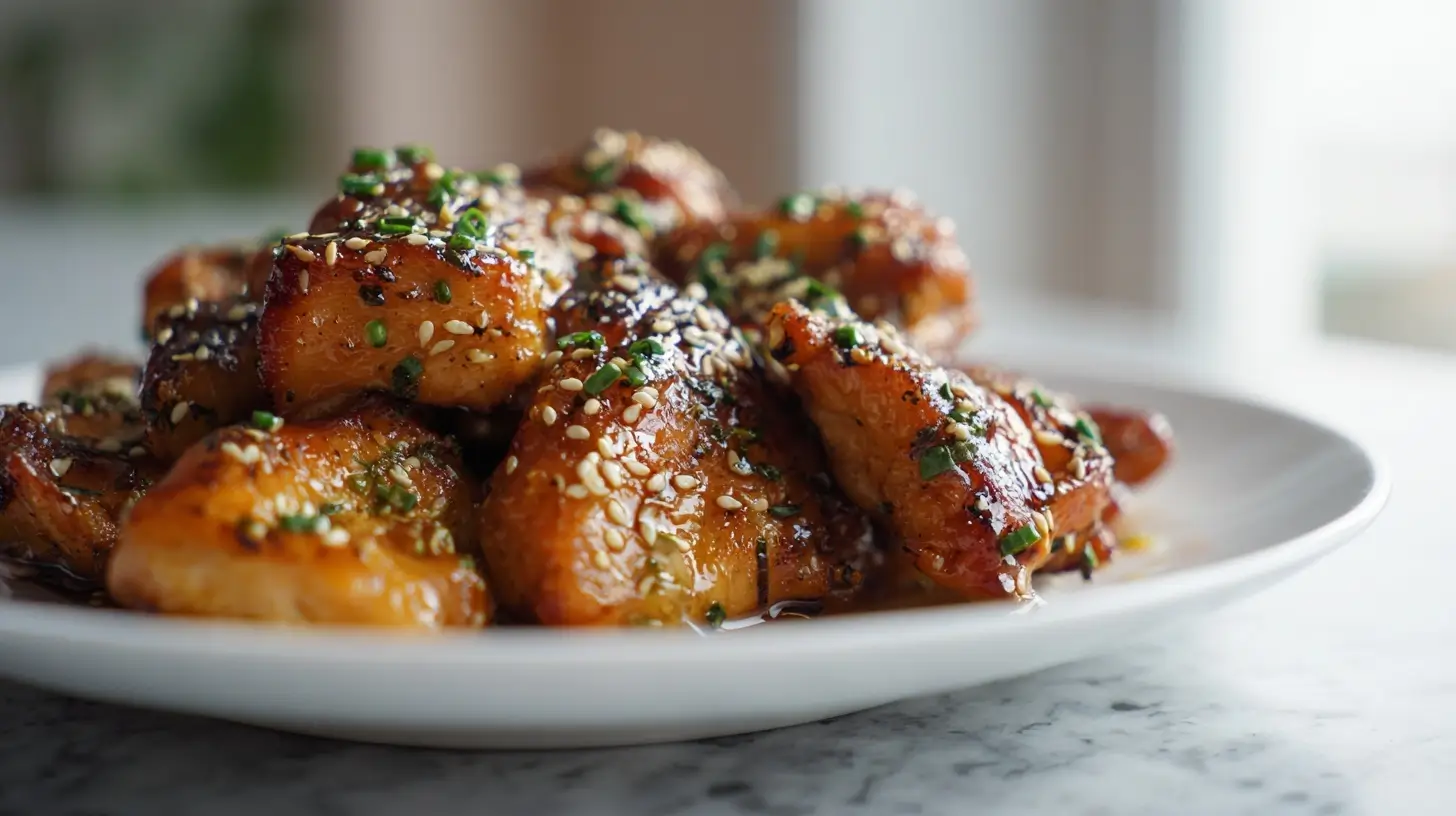 Poulet mariné au gingembre, miel et sésame au Cookeo - liste des ingrédients