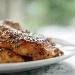 Poulet mariné au gingembre, miel et sésame, tendre et savoureux avec Cookeo.