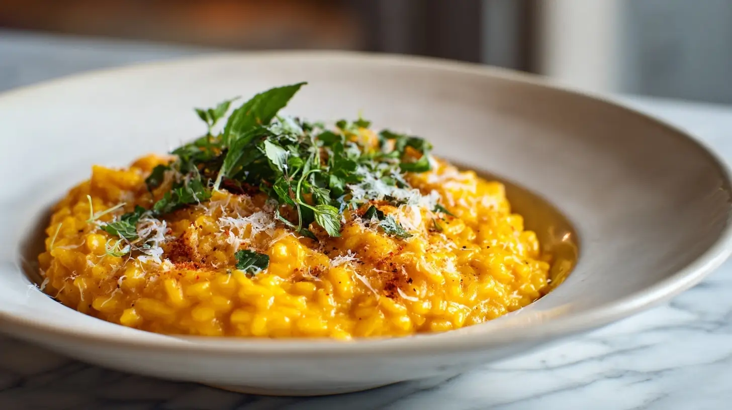 Risotto de potimarron et safran au Cookeo - liste des ingrédients