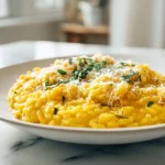 Risotto de potimarron et safran au Cookeo, crémeux et savoureux