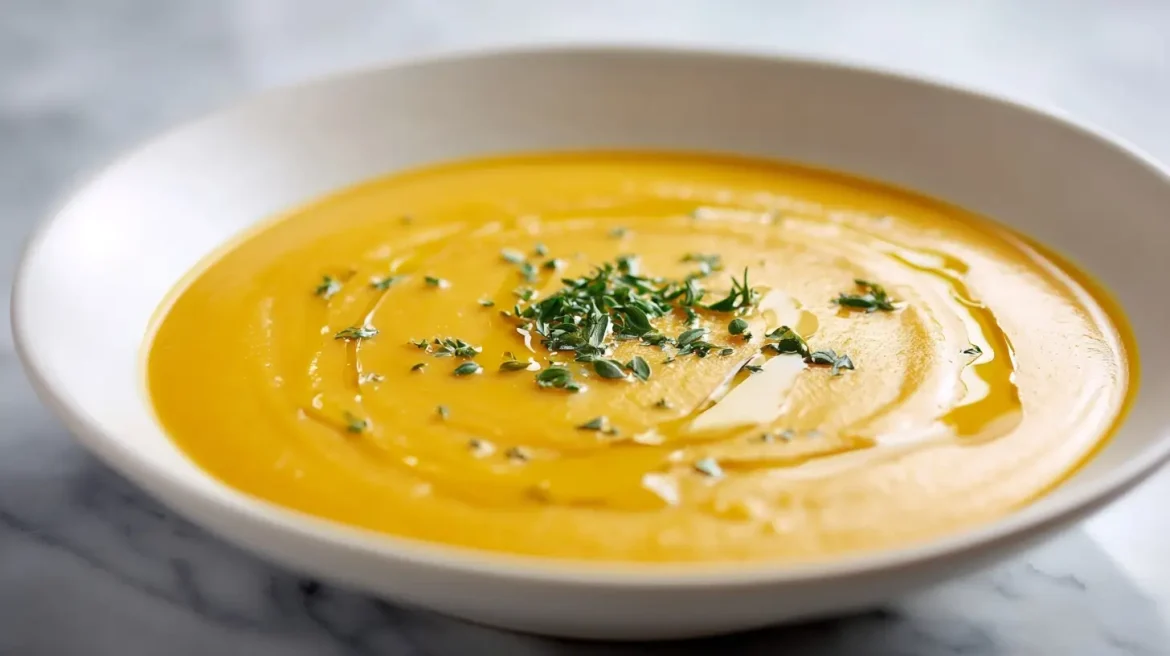 Velouté de potimarron et pommes de terre au Cookeo, crémeux et réconfortant