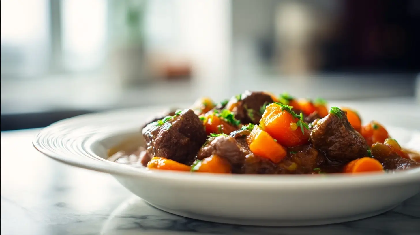 Boeuf aux carottes au Cookeo - liste des ingrédients