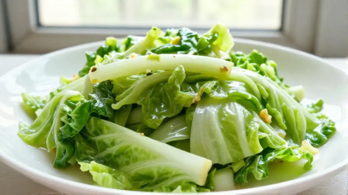 Chou vert au Cookeo, plein de saveurs et de couleurs.