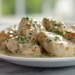 Émincé de poulet à la crème au Cookeo, savoureux et crémeux