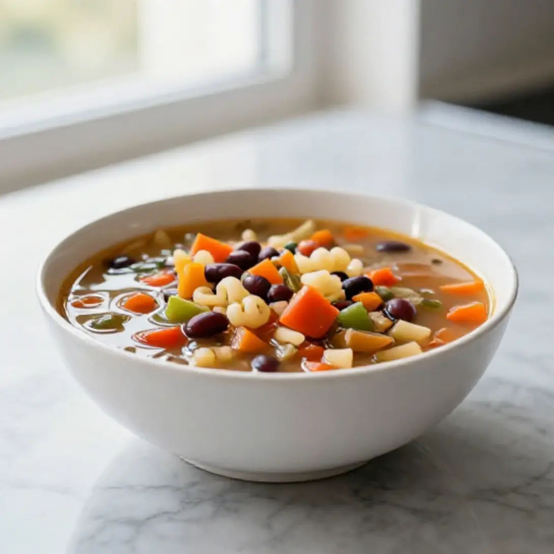 Minestrone au Cookeo - liste des ingrédients