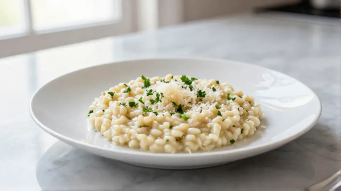Risotto parmesan au Cookeo, crémeux et savoureux