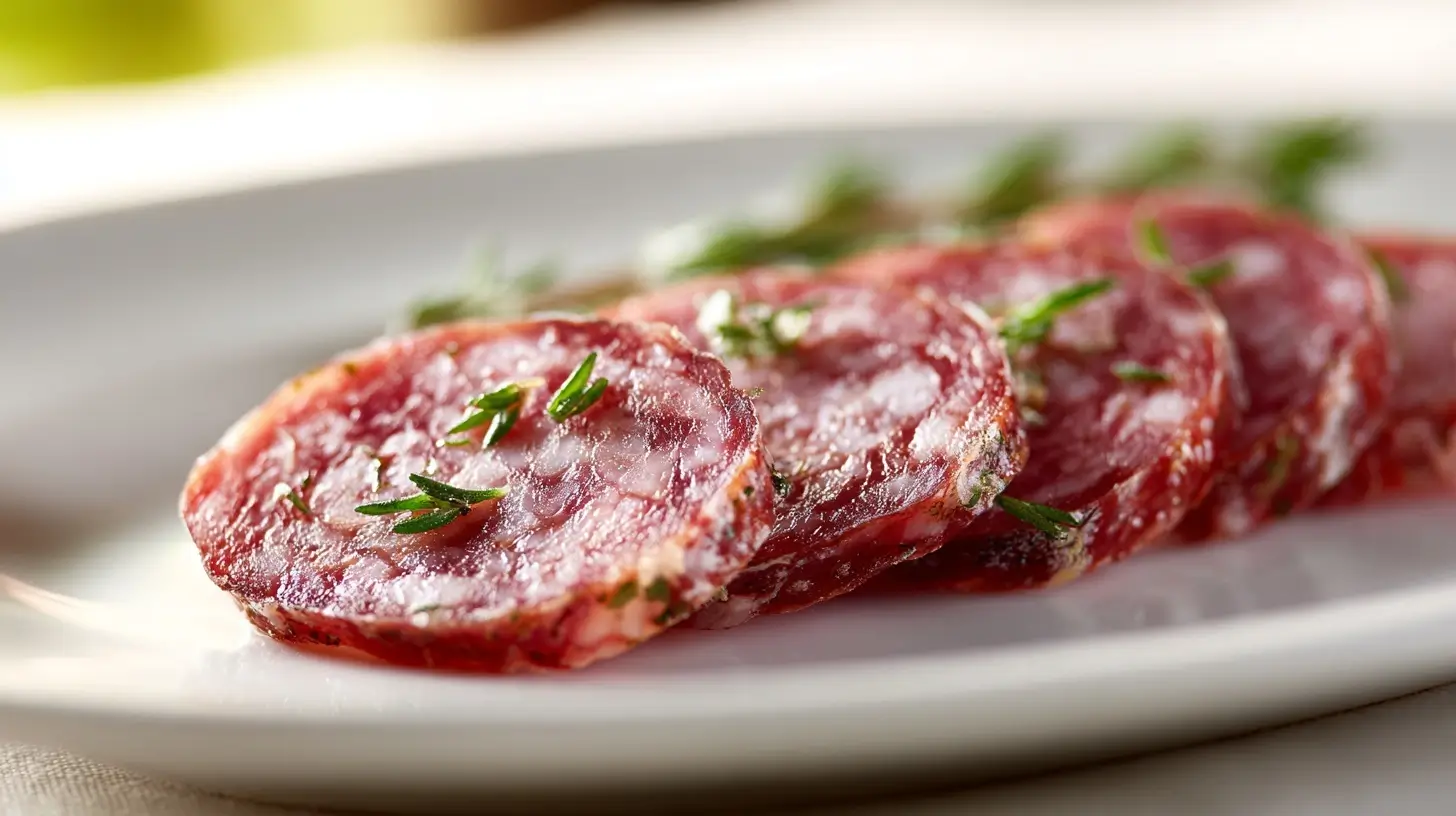 Saucisson au Cookeo - liste des ingrédients