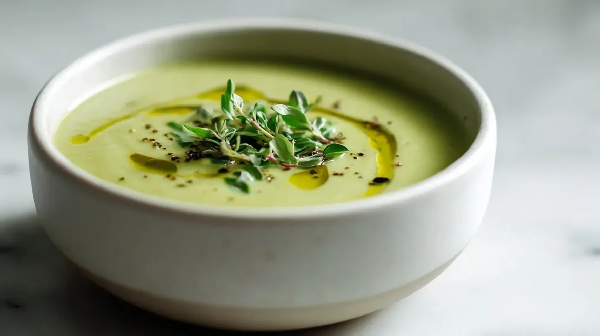 Savoureux velouté de courgette au Cookeo, onctueux et réconfortant.