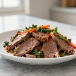 Savoureux boeuf thaï au Cookeo, mariné et épicé.
