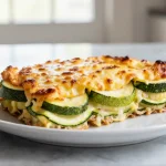 Gratin de courgettes au Cookeo, savoureux et fondant.