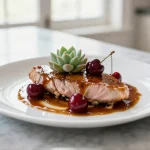 Magret de canard aux cerises au Cookeo, juteux et savoureux