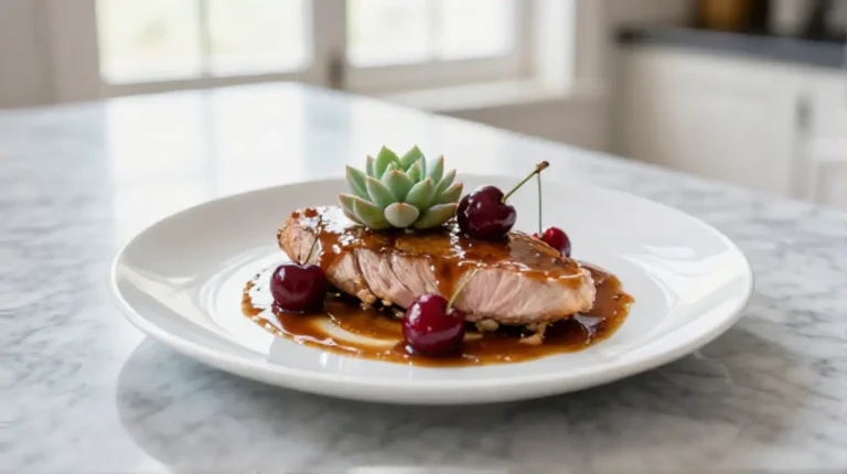 Magret de canard aux cerises au Cookeo, juteux et savoureux