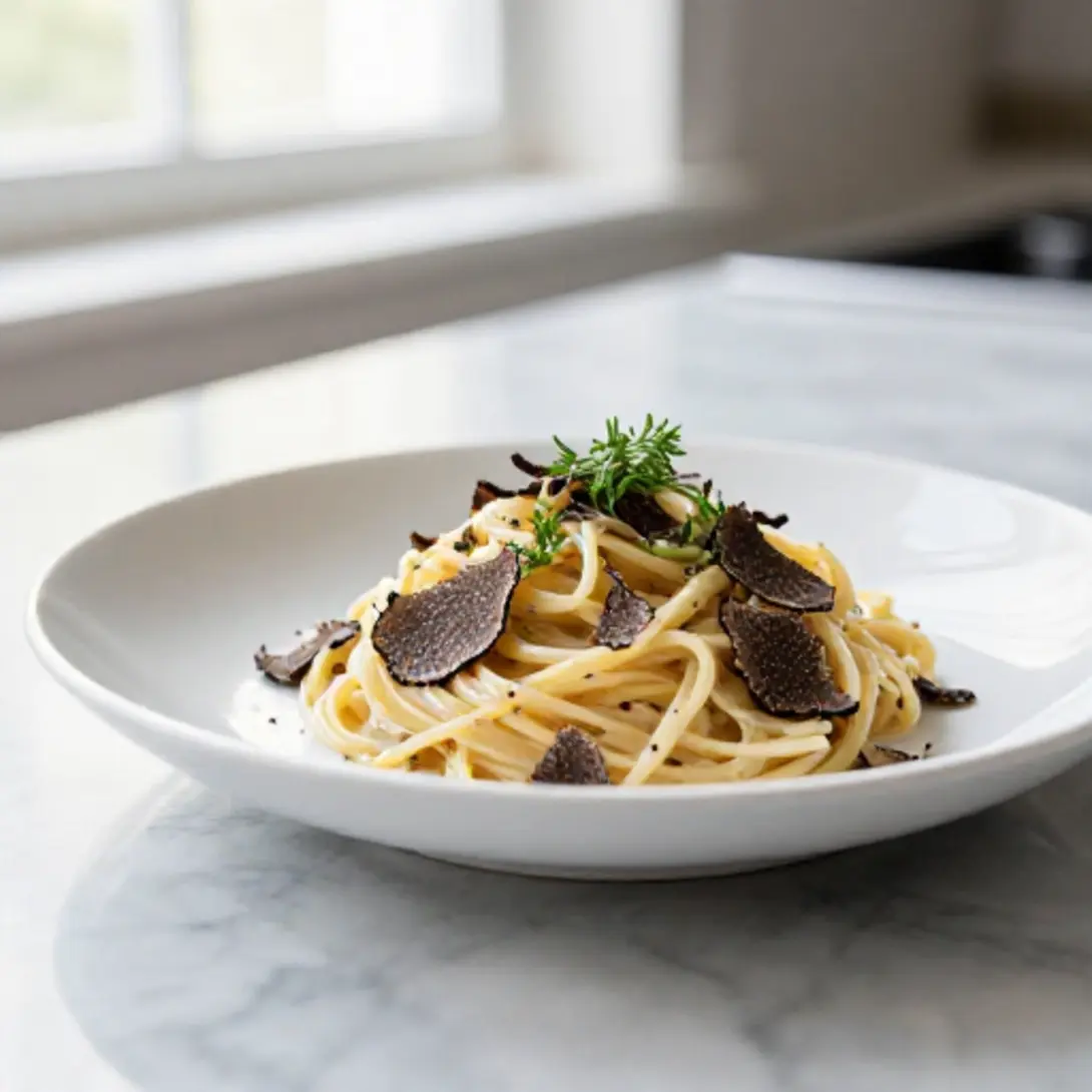Pâtes à la truffe au Cookeo - liste des ingrédients