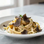 Pâtes à la truffe au Cookeo, savoureuses et elegantly présentées
