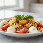 Salade de pâtes au Cookeo, fraîche et colorée