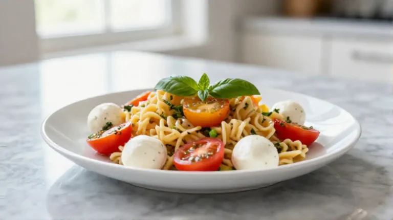 Salade de pâtes au Cookeo, fraîche et colorée