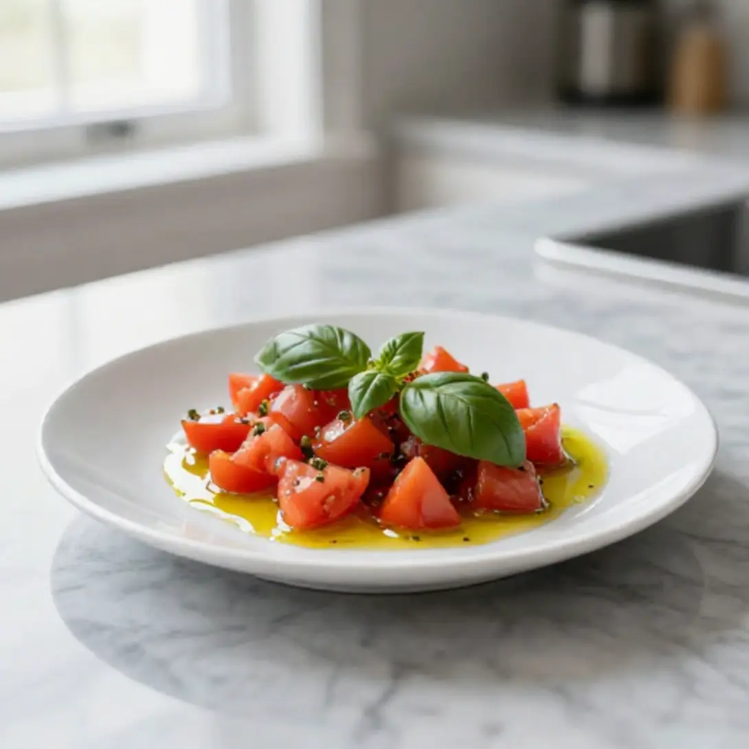 Sauce vierge au Cookeo - liste des ingrédients