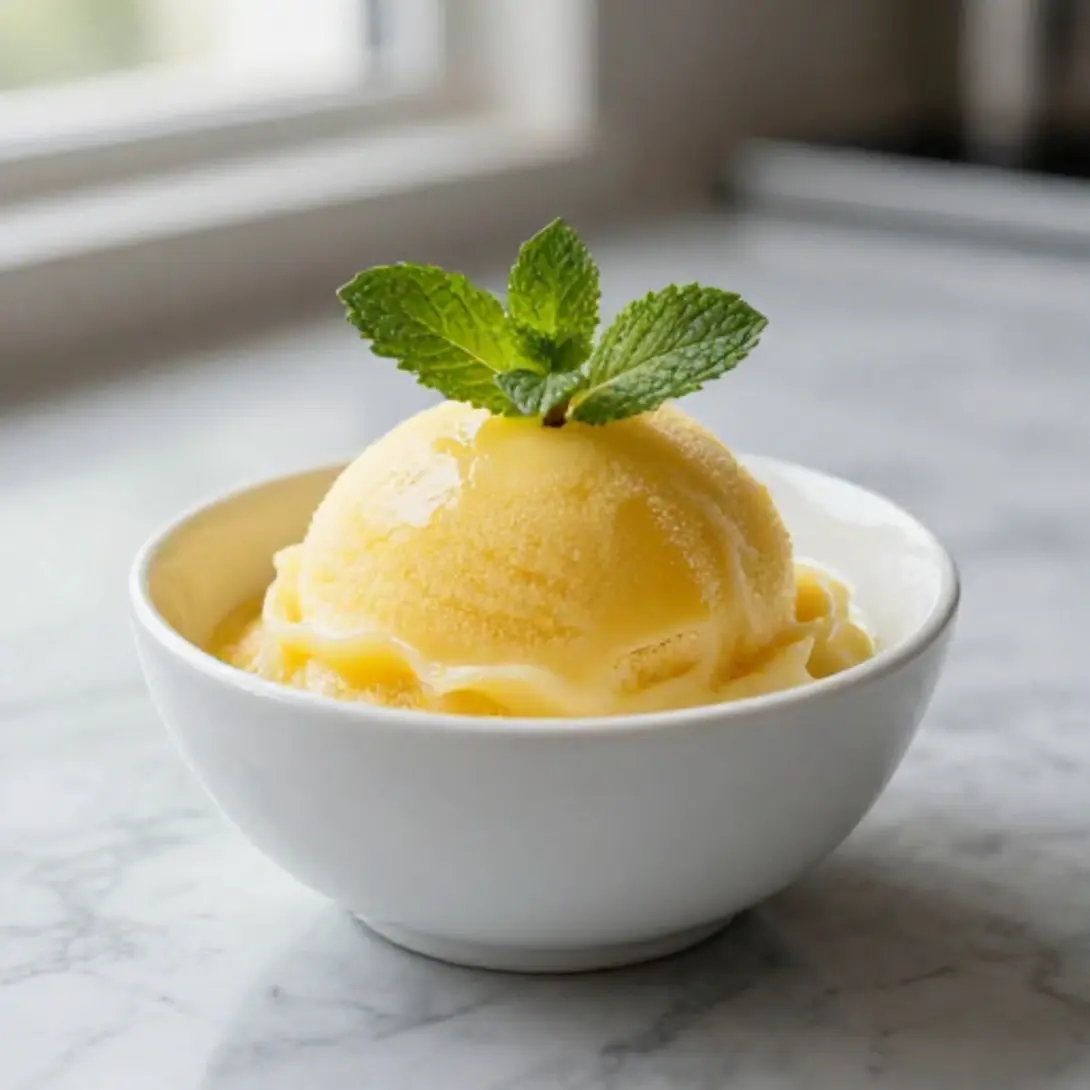Sorbet citron au Cookeo - liste des ingrédients