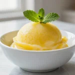 Délicieux sorbet citron au Cookeo, frais et revitalisant