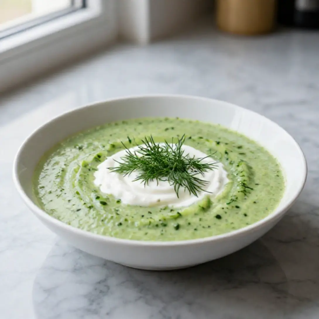 Soupe froide concombre au Cookeo - liste des ingrédients