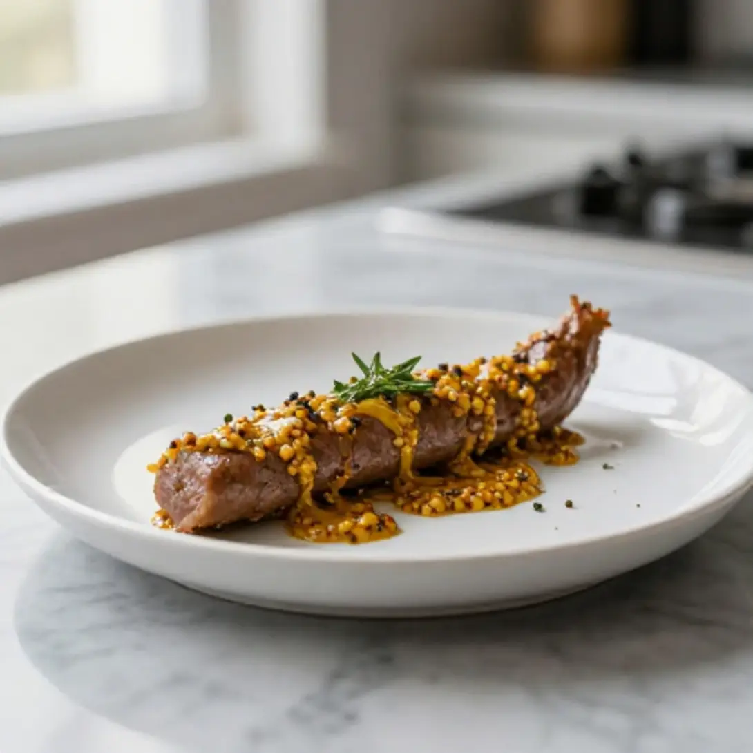 Andouillette à la moutarde au Cookeo - liste des ingrédients