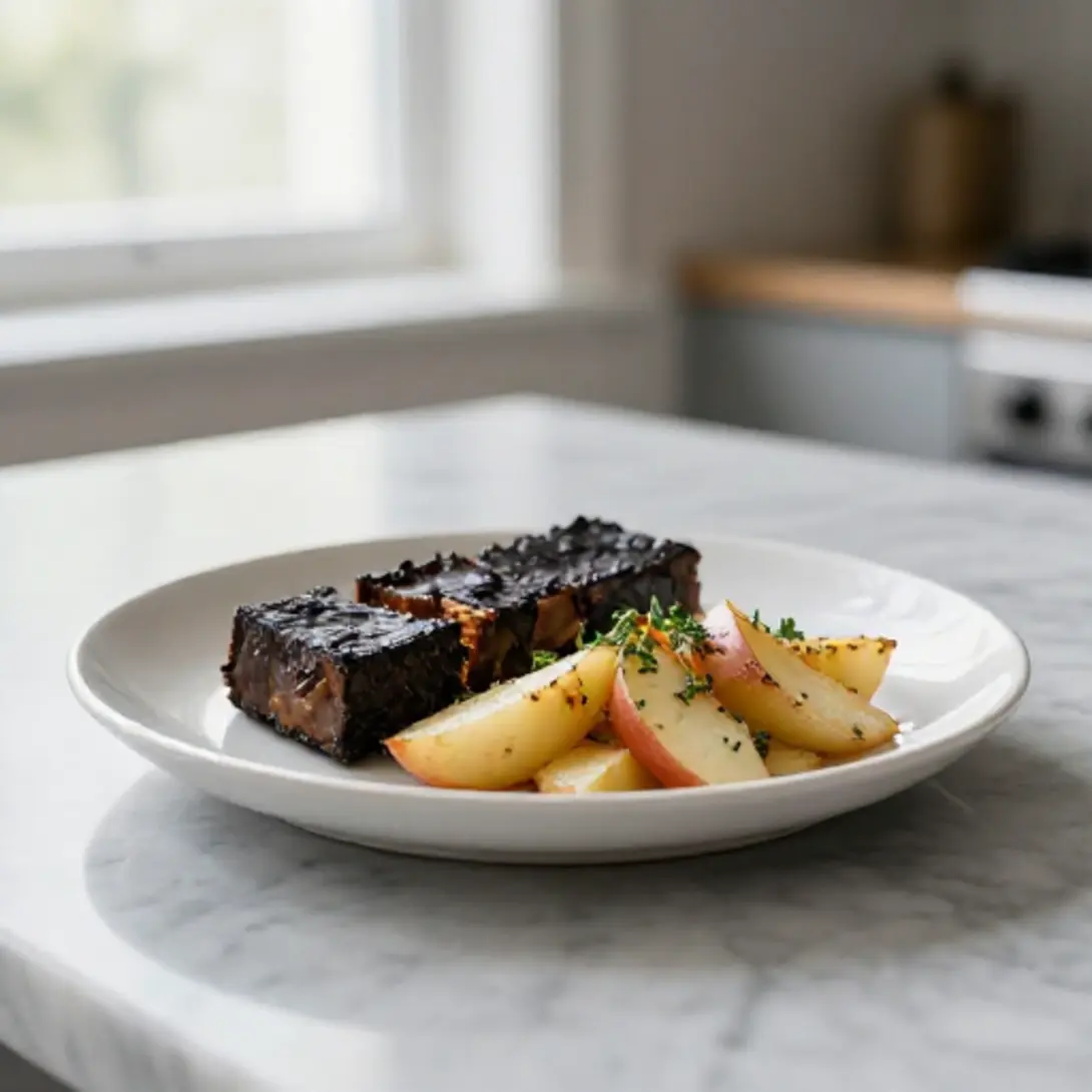 Boudin noir aux pommes au Cookeo - liste des ingrédients