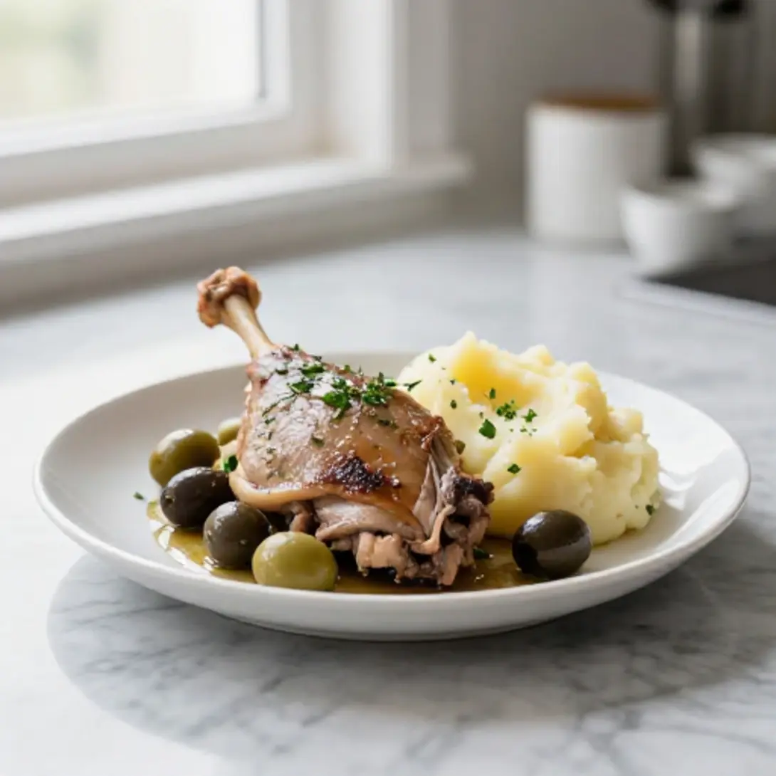 Canard aux olives au Cookeo - liste des ingrédients