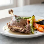 Canard confit au Cookeo, savoureux et fondant.