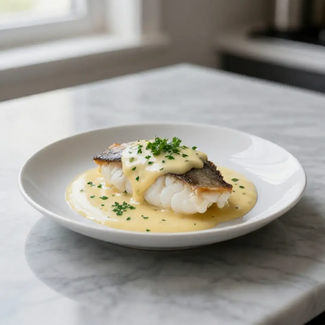 Colin au beurre blanc au Cookeo - liste des ingrédients