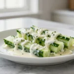 Concombre à la crème au Cookeo, frais et savoureux