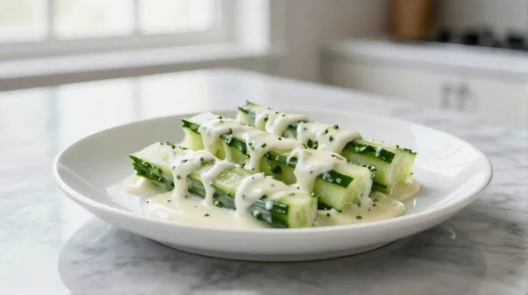 Concombre à la crème au Cookeo, frais et savoureux