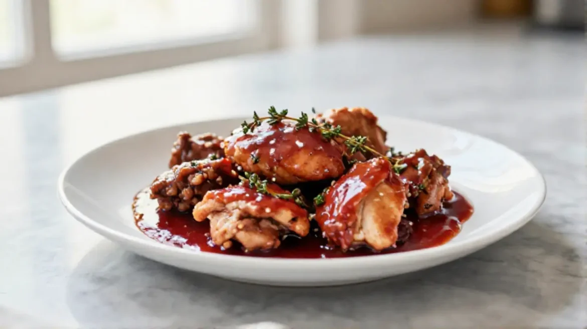 Coq au vin au Cookeo, mijoté à la perfection