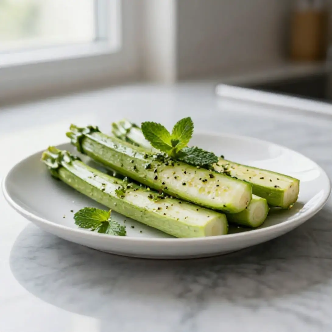 Courgettes à la menthe au Cookeo - liste des ingrédients