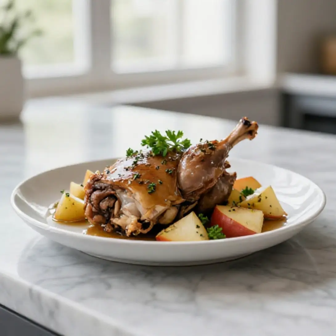 Lapin au cidre au Cookeo - liste des ingrédients