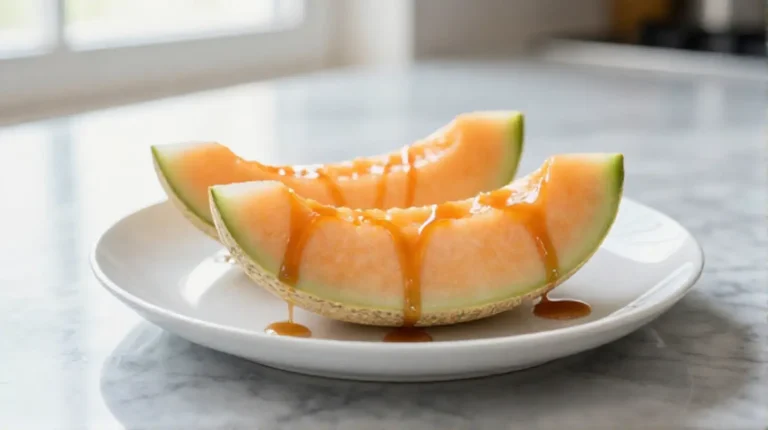 Délicieux melon au porto préparé en Cookeo, une douceur estivale.