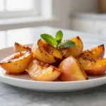 Nectarines confites au Cookeo, sucrées et délicieusement fondantes
