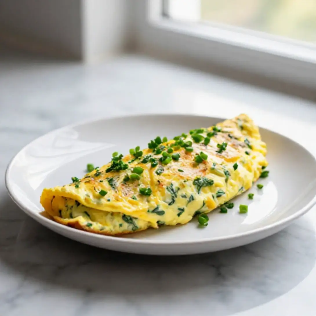 Omelette aux fines herbes au Cookeo - liste des ingrédients