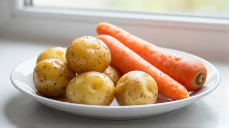 Pommes de terre carottes au Cookeo, un plat savoureux et coloré.