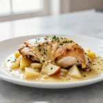 Poulet à la normande en Cookeo, savoureux et crémeux